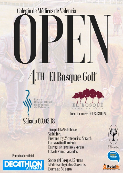 Open Golf ICOMV 3 de marzo