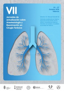 VII JORNADAS DE ACTUALIZACIÓN SOBRE ANESTESIOLOGÍA Y REANIMACIÓN EN CIRUGÍA TORÁCICA @ Hotel Barceló Valencia