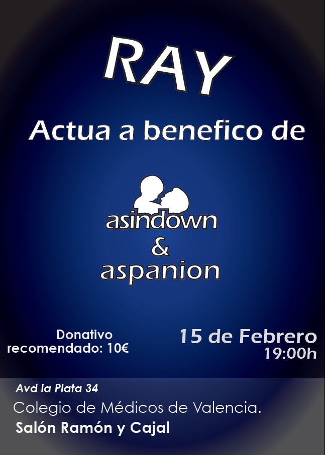 Acto benéfico ONG´s Asindown y Aspanion, 15 de febrero
