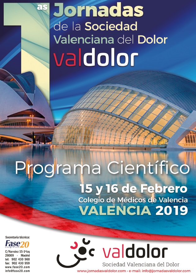 I Jornadas de la Sociedad Valenciana del Dolor vertical