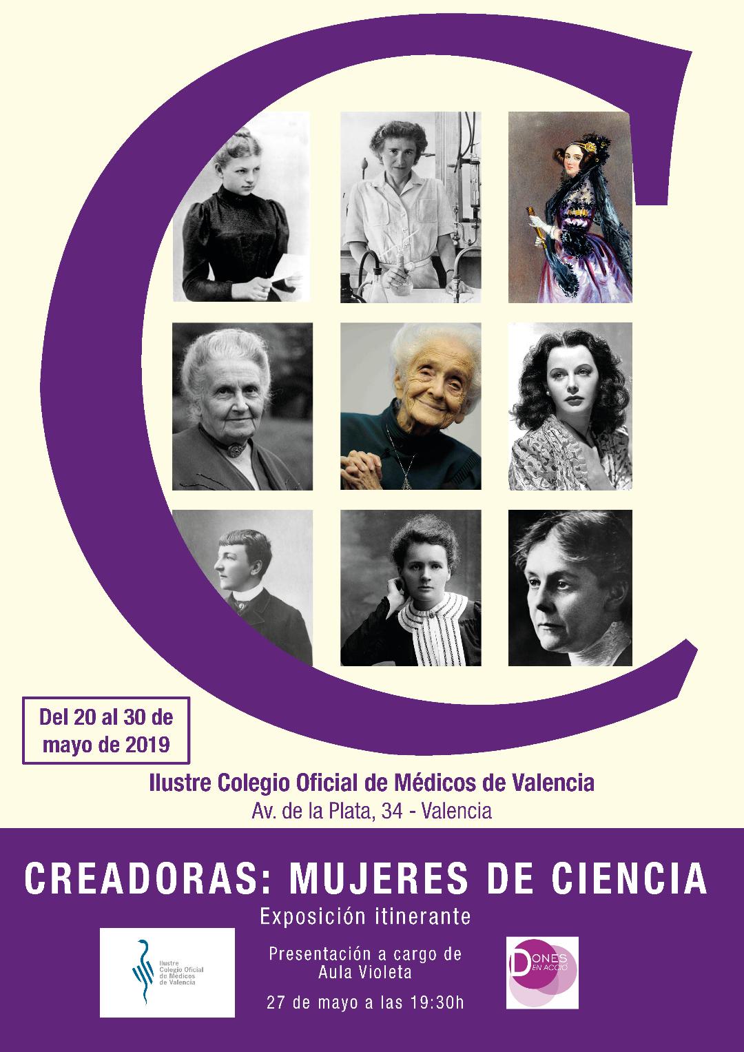 Inauguración Exposición Científicas y Médicas 27 Mayo 2019