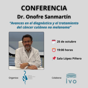 Conferencia del Dr. Onofre Sanmartín organizada por la Fundación del ICOMV @ Ilustre Colegio Oficial de Médicos de Valencia | València | Comunidad Valenciana | España