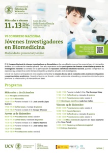 VI Congreso Nacional de Jóvenes Investigadores en Biomedicina